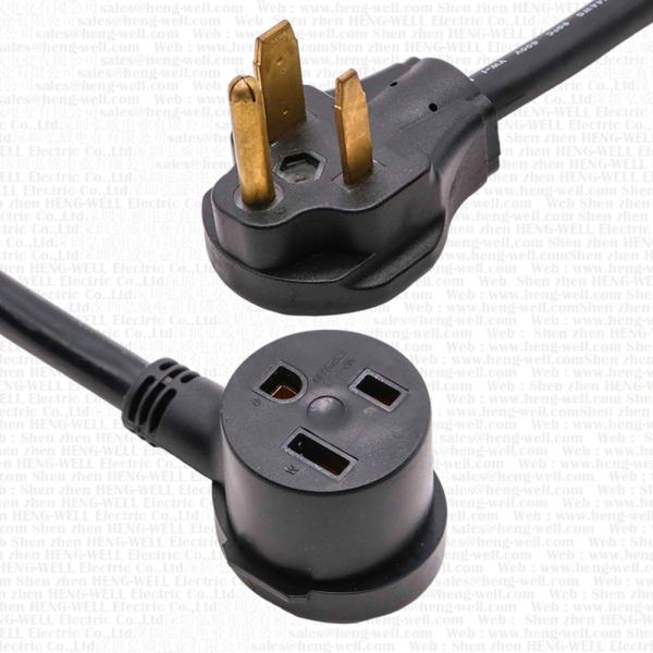 HENG-WELL 250Volt 50 Amps Welder Extension Cord  NEMA 6-50P to 6-50R 8 Gauge Use for Welding Machines
