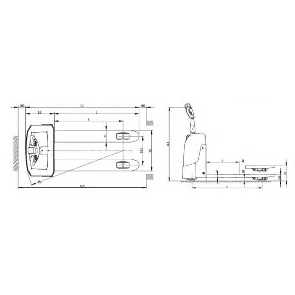 Poids de traction nominale 2000 kg 3000 kg 1,5 tonne Hauteur de levage 200 mm