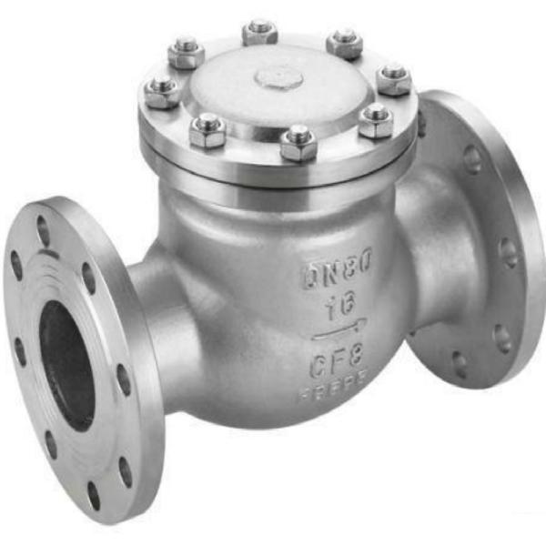Carbon steel stainless Swing Type Check Valve with Counter Weight Limit Switch DN600