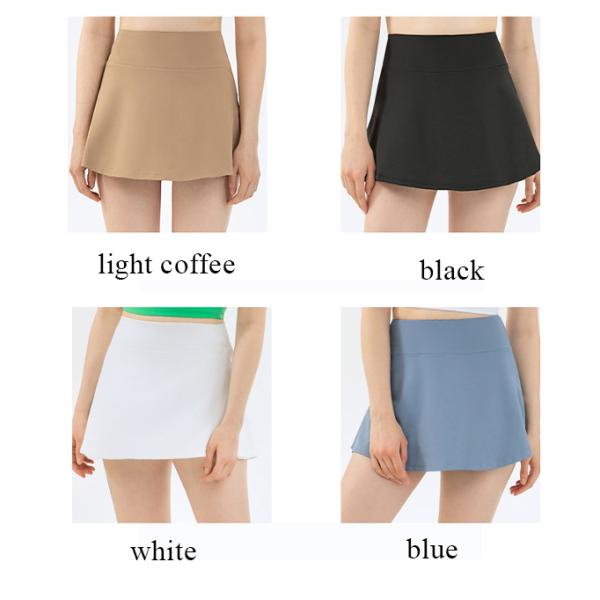 Синяя плиссированная юбка для гольфа для женщин с высокой талией