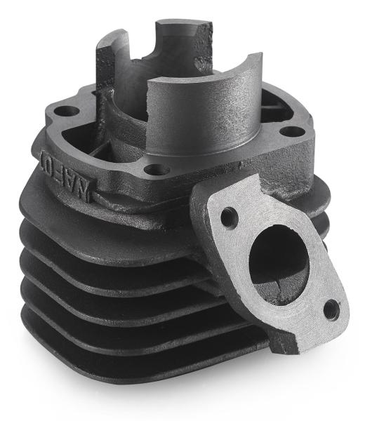 Yamaha 50 2 Stroke Single Cylinder , Motorcycle Cast Iron Cylinder Block