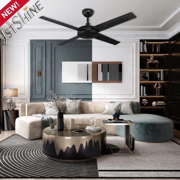 Estilo Europeu Engenharia Comercial Ventilador de Tecto lâmina de metal para sala de estar silenciosa