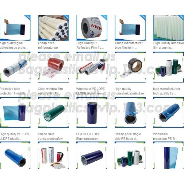 Película protectora suave para el panel de acero inoxidable que empaqueta, película protectora auta-adhesivo del PE para el perfil plástico bagplastic