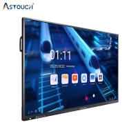 Tela táctil interativo Whiteboard infravermelho do Lcd um tamanho de 98 polegadas