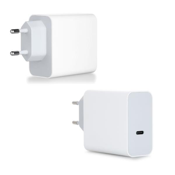 EU 2ピンUSB-C ウォールチャージャー ラップトップ,タブレット,スマートフォン用 60W 高速C型電源アダプター