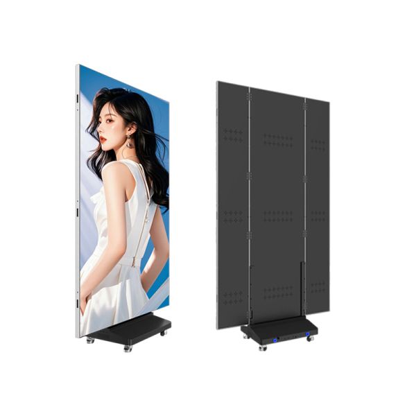 Customized Vertical Digital Foldable LED Screen Touch Poster Display Screen