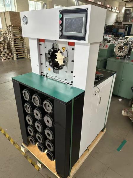 3インチ油圧ホース圧着機 6-76mm PLC制御付き
