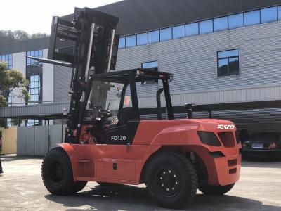 Front Or Rear Wheel Steering Type Heavy Lift Forklift with Tilt Angle of 45-90 Degrees and CUMMINS Engine