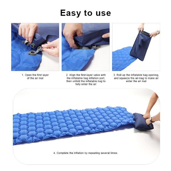 Ultralight Pump Sack Roll Top Compression All Season Sleeping Bag For Camping Sleeping Pad