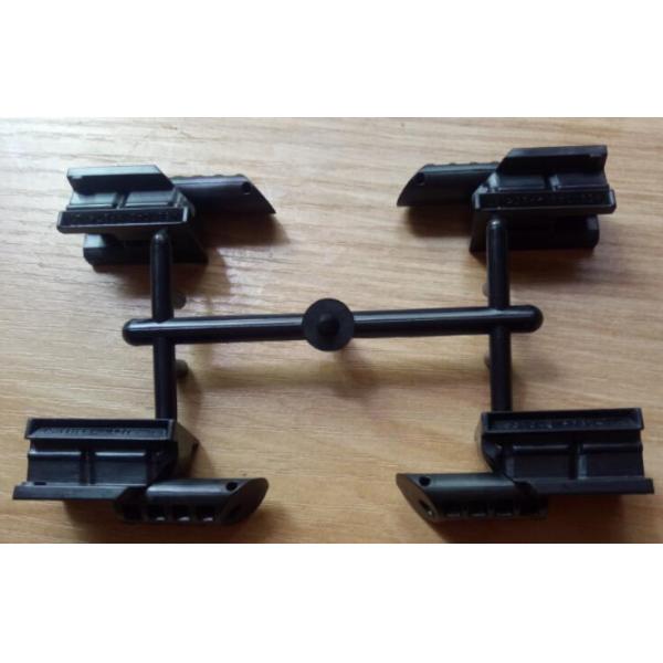 Black Automotive Plastic Injection Molding Banana Gate Type 2344 Mold Material