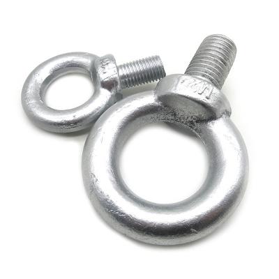 Carbon Steel Stainlesss Steel Various DIN580 Eye Bolt Bright Finish