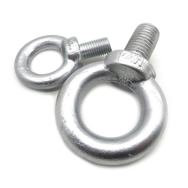 Carbon Steel Stainlesss Steel Various DIN580 Eye Bolt Bright Finish