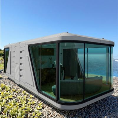 Luxury Mobile Small Outdoor Cabin Office With Smart System Detachable Container Capsule House