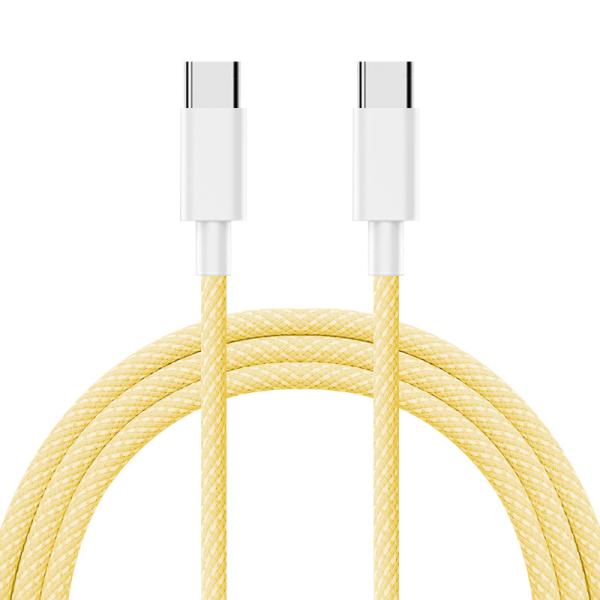 Fast Charging Braided Type C USB C Data Cables 1M 2M 3M 60W PD Charger Cable