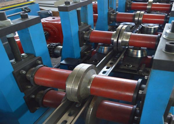 Hydraulic Steel Solar Structure Roll Forming Machine Uncoiler For Trellising System 20kw