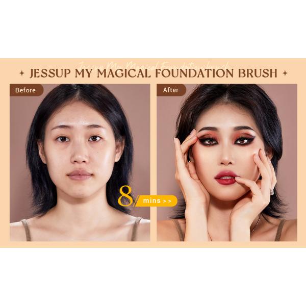 Jessup Matte Black My Magical Foundation Brush SF001