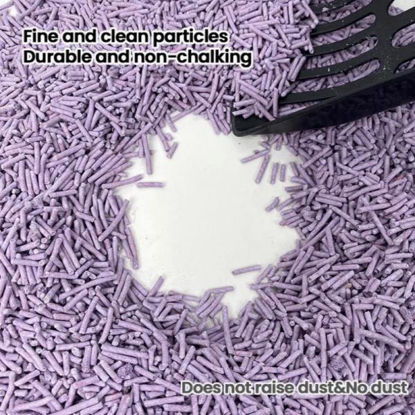 OEM Lavande naturelle Litter de chat Rassemblement rapide Déodorant fort pour les chats