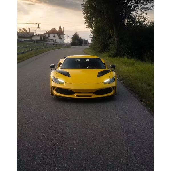 296 Ferrari Body Kit 2021 2022 Car Wheel Arch Front And Rear Bumper Spoiler