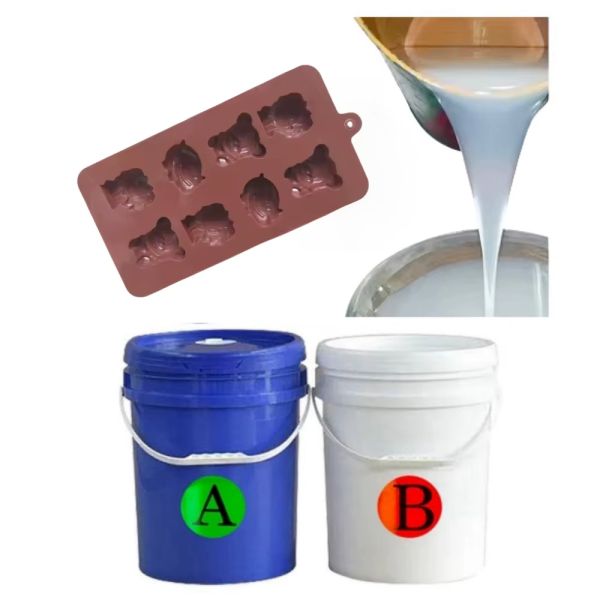 Platinum Cure Liquid Silicone Rubber 10-20 Shore A 1:1 Food Grade Body Safe for Personal Care Products