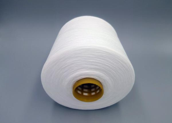Natural White Big Cone Polyester Sewing Thread TFO Yarn Eco-friendly White Yarn