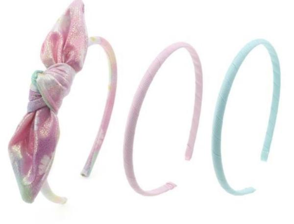 Bandes de cheveux pour enfants de différentes couleurs et motifs pour montrer leur personnalité