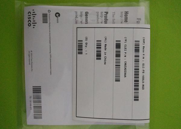 SFP Optical Fiber Module GLC-FE-100LX-RGD 1310NM 15KM 1 Year Warranty