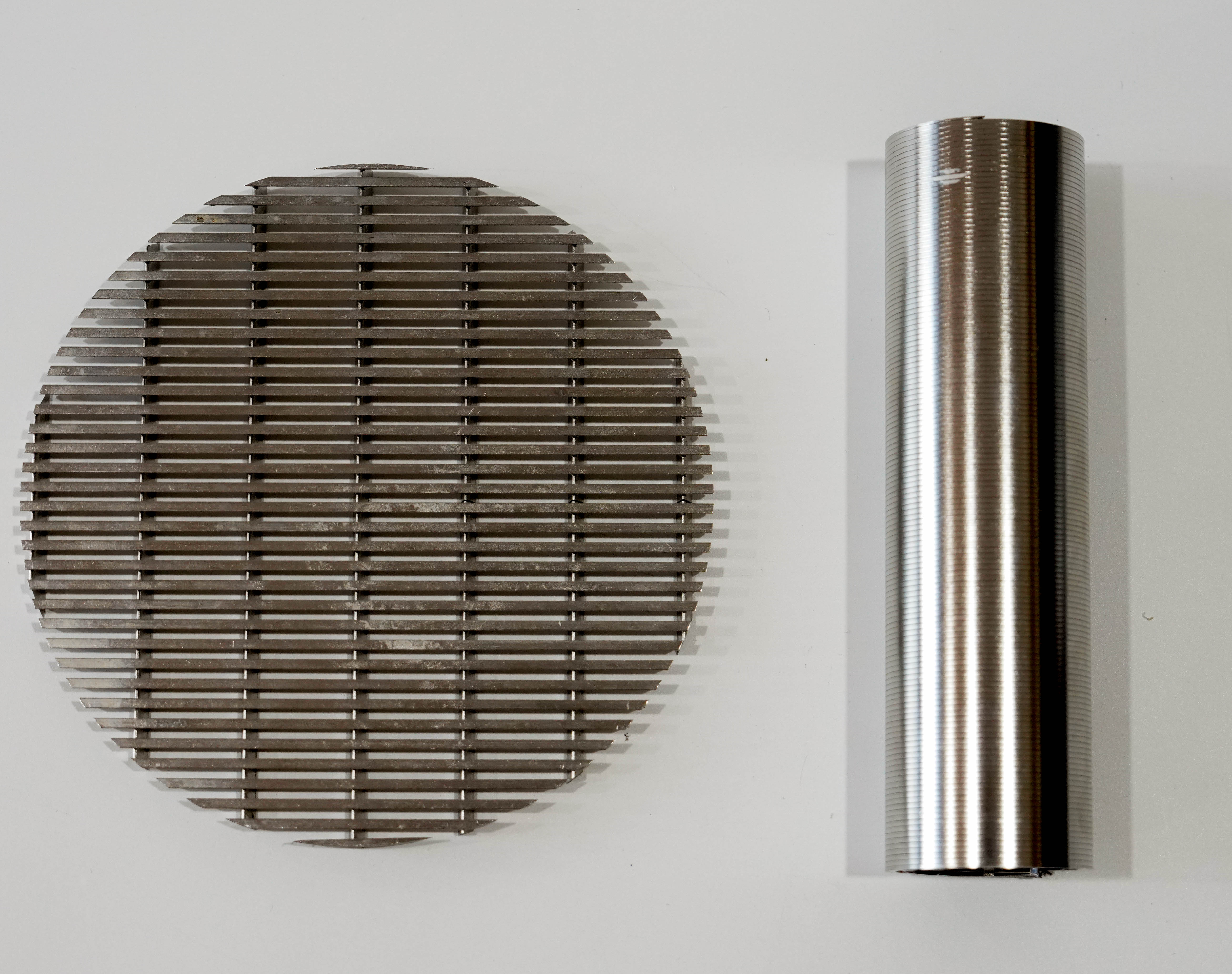 High structural strength Johnson wedge wire screen pipe filtering slot inner for filter water