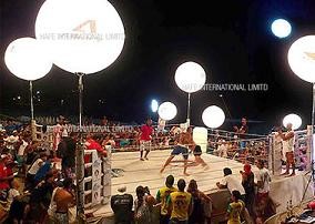 Освещать приведенный событий освещения воздушного шара 640В Диммабле раздувной светлый высокий