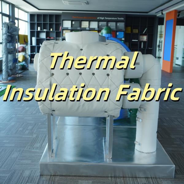 Tissu isolant à haute température 200-2000 g/m2 pour tuyaux et réacteurs