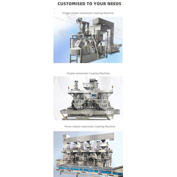 Auto Peanut Coating Processing Machine XT Machine CE Certified Industrial Nuts Coating Unit PLC System 500-1000kg/h