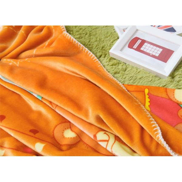 Colorful Flannel Baby Blanket / Cartoon Throw Blankets 150*200cm 200*240cm