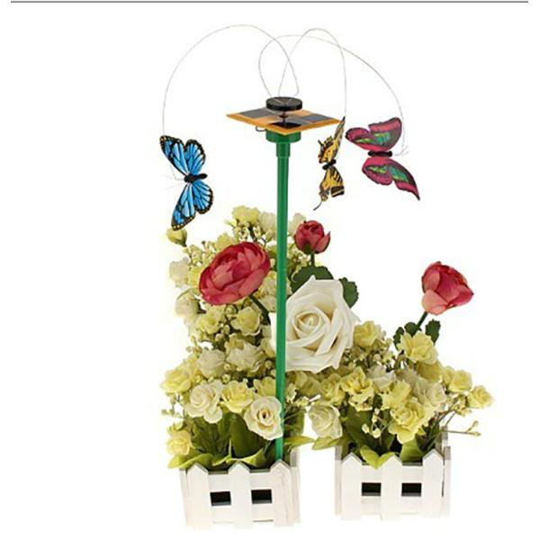 Waterproof Solar Powered Butterfly Outdoor Garden DIY Solar Butterfly Decor