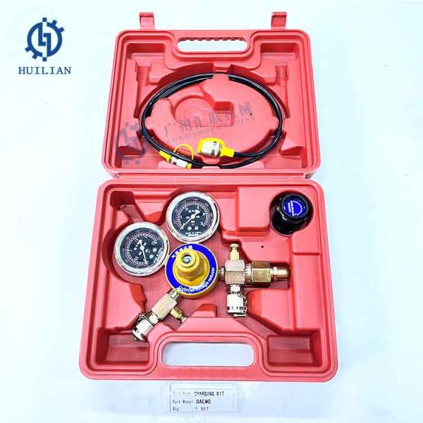 Набор заряжателя газа гидравлического азота молотка выключателя поручая для Hanwoo NPK TR Daemo Toku