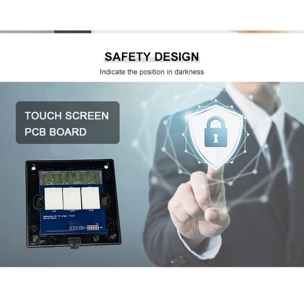 Smart Home Uk Standard Timer Touch Smart Wall Switch Time Control Lamp Light Switch