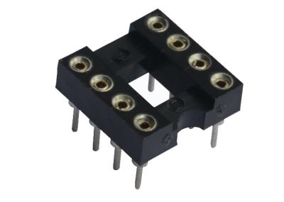 UL 94V 0 28 umidade redonda do conector do furo 7.62mm do soquete de Pin Dip IC - prova
