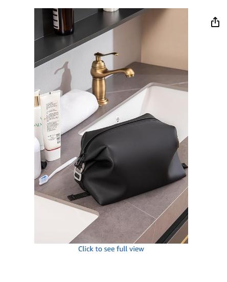 6.5 3L Large Silicone Dopp Kit,Waterproof Leakproof Toiletry Bag,Foldable Travel Makeup Case for Mens Womens