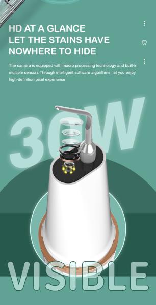 Do dente portátil dental seguro visual do Scaler de Hd ferramenta de limpeza Sonic Electric Tooth Cleaner