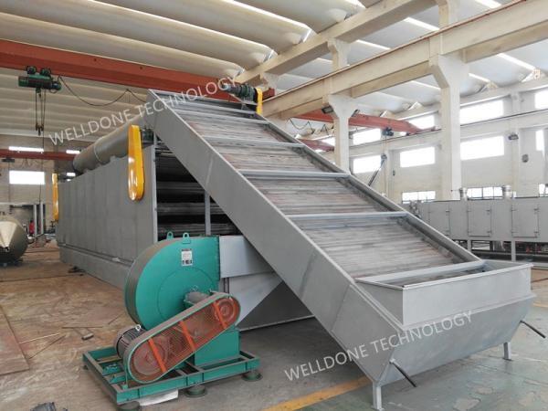 100kg/H Vegetable Dehydrator Hot Air Belt Dryer Machine
