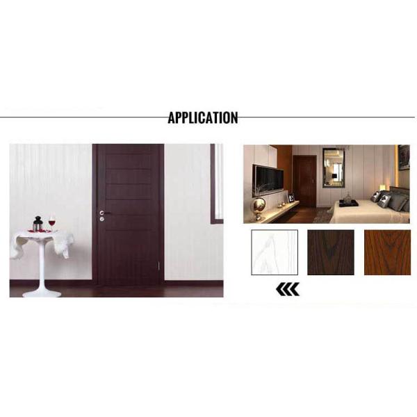 Custom PVC Membrane Sheet Wood Texture For Furniture , 0.12mm-0.6mm Thickness