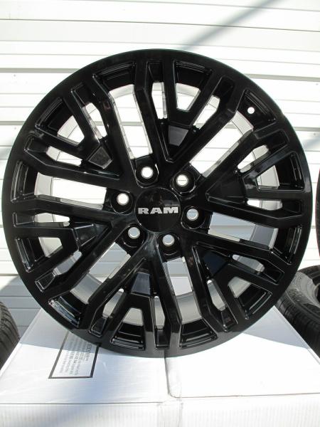 Gloss Black GMC Replica Wheels Yukon Sierra Factory Style With Tires 5906 22