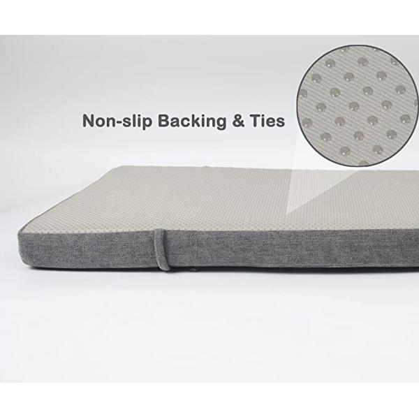 Foam Filled Bench Pad for Shoe Storage Window Piano Dining Booster Seat Easy to Clean