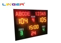 IP65 imperméable multifonctionnel a mené le tableau indicateur de basket-ball non réfléchi