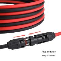 Connecteur Solaire Rallonge Câble DC 4mm Pv