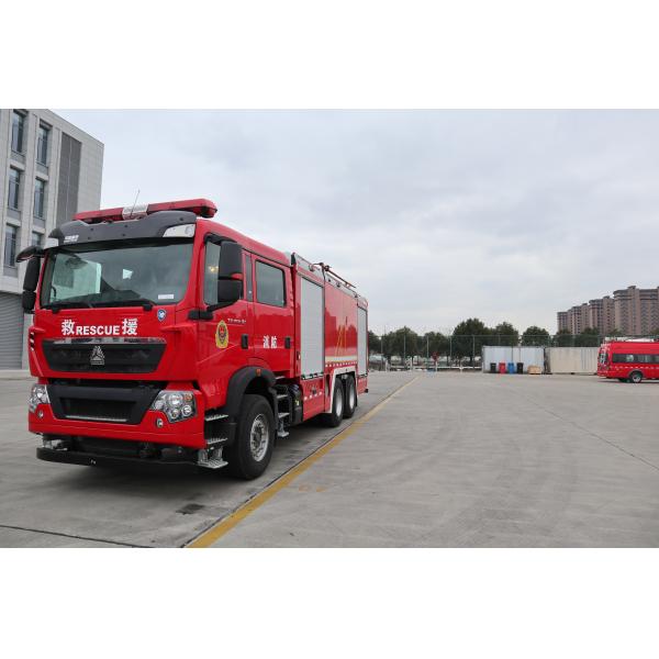 HOWO Water Tank Commercial Fire Trucks Emergency One Fire Trucks PM120/SG120