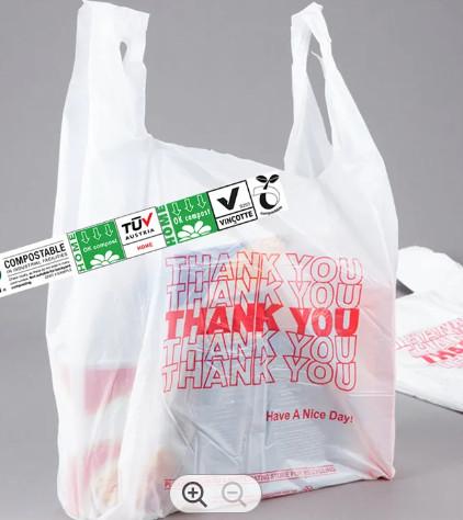 Durable Biodegradable Shopping Bags Lightweight 5LB capacity