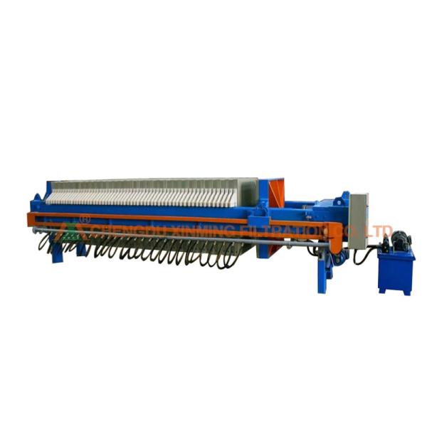 Polypropylene Mud Diaphragm Industrial Filter Press For Beverage Factory