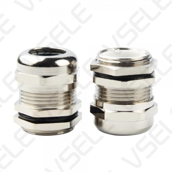 Metal Industrial Cable Ties / IP68 Waterproof Cable Glands Connector