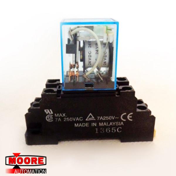 MY2N-J MY2NJ OMRON Power Relay DPDT 24VDC 5A MY Series Socket