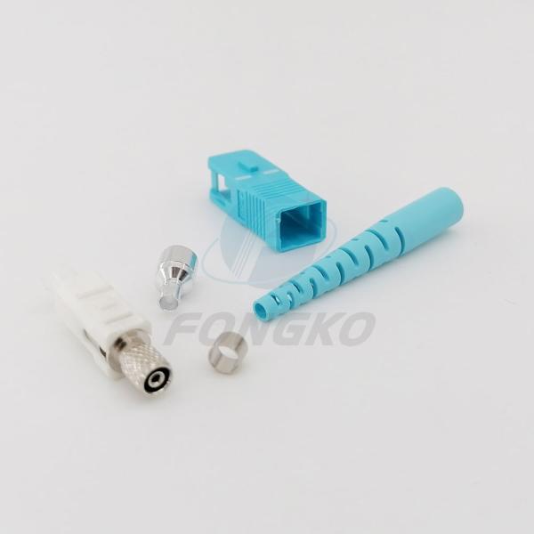 fibra ótica OM3 Upc simples de 2.0mm e conectores do Apc