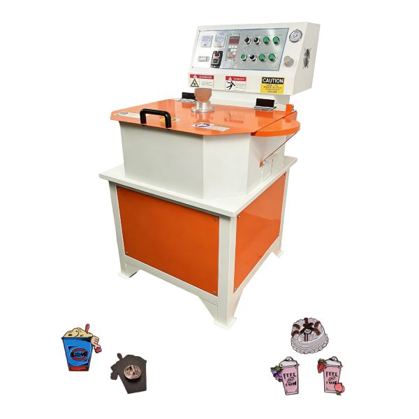 Manual Centrifugal Casting Machine Zinc Alloy Summer Pop Badges Centrifugal Equipment